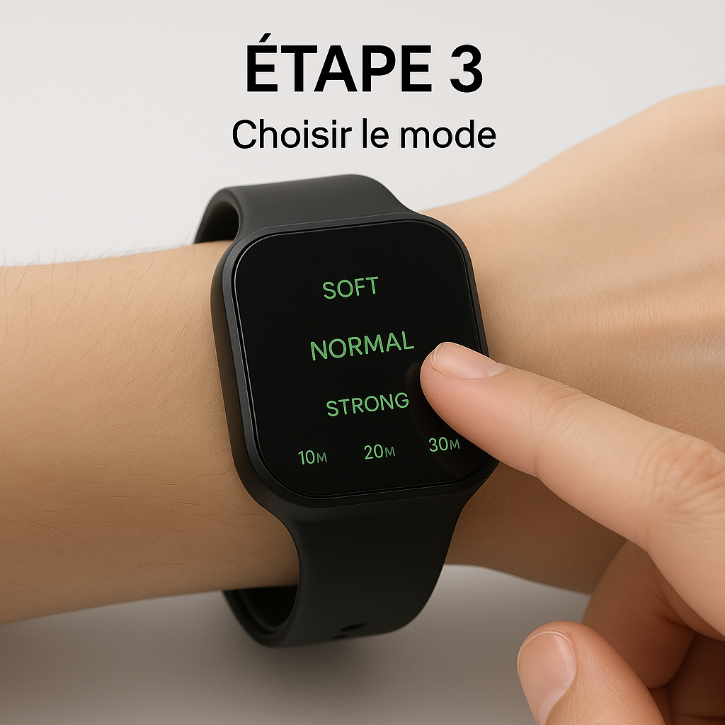 Étape 3 - Choisir le mode